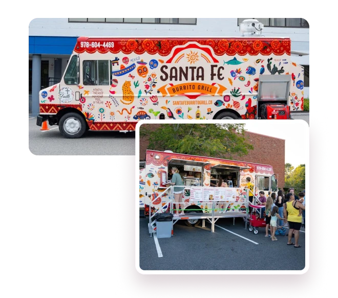 Santa fe Burrito Food truck
